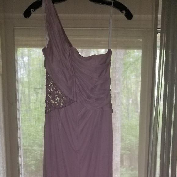 David's Bridal One Shoulder Dress - Picture 3 of 4